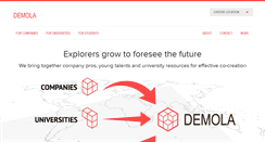 Desktop Screenshot of demola.net